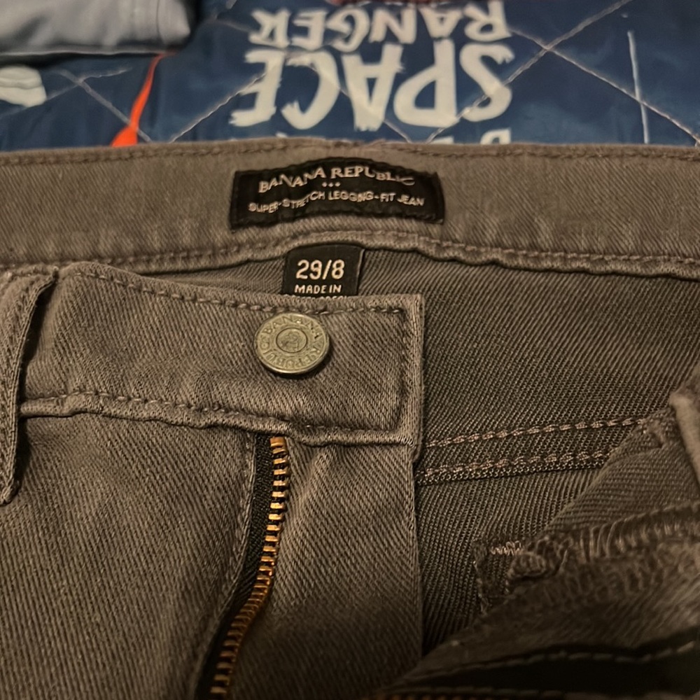 Banana Republic gray stretch jegging